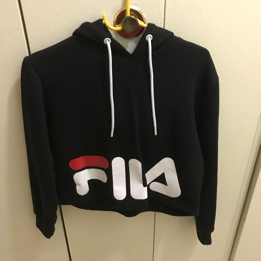 Fila cropped hoodie
